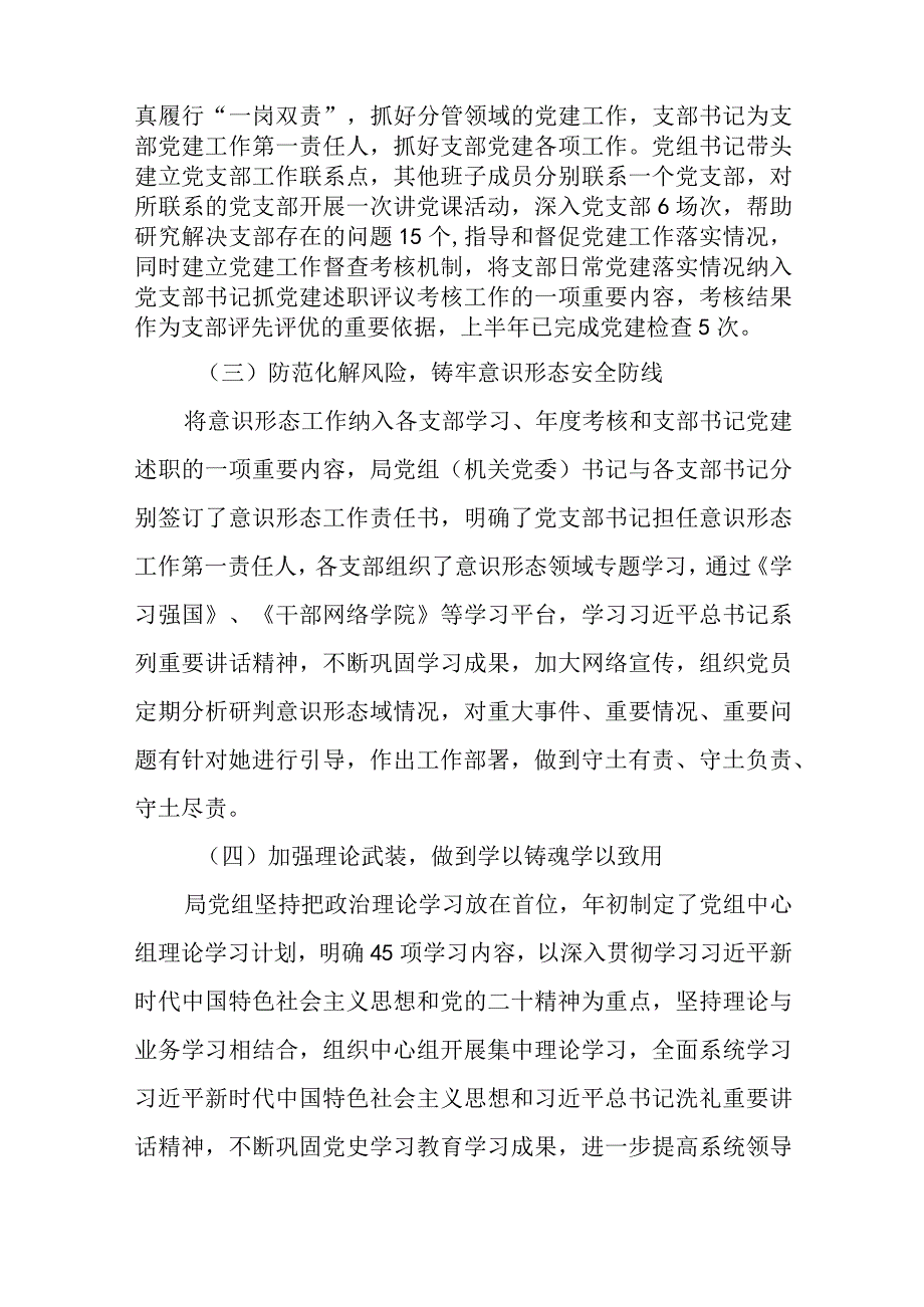 2023年XX上半年党建工作总结以及下半年工作计划2篇.docx_第3页