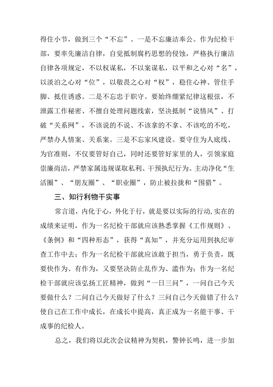 关于2023纪检监察干部队伍教育整顿的心得体会两篇范文.docx_第2页