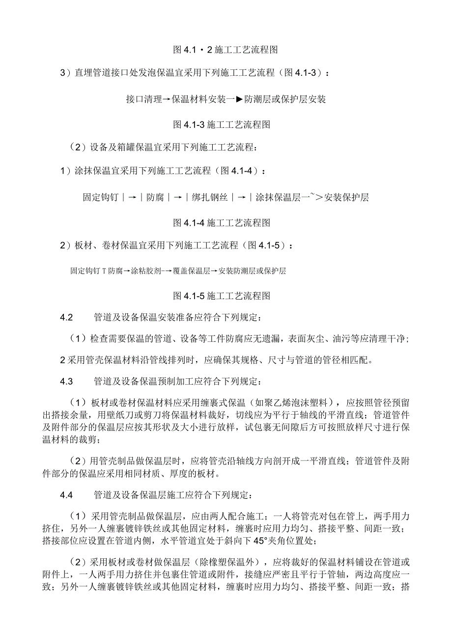 供暖工程管道及设备保温措施施工工艺与规程.docx_第2页