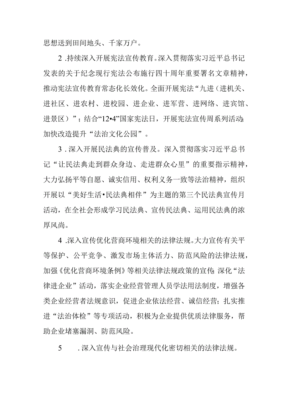 XX县2023年普法与依法治理工作要点.docx_第2页