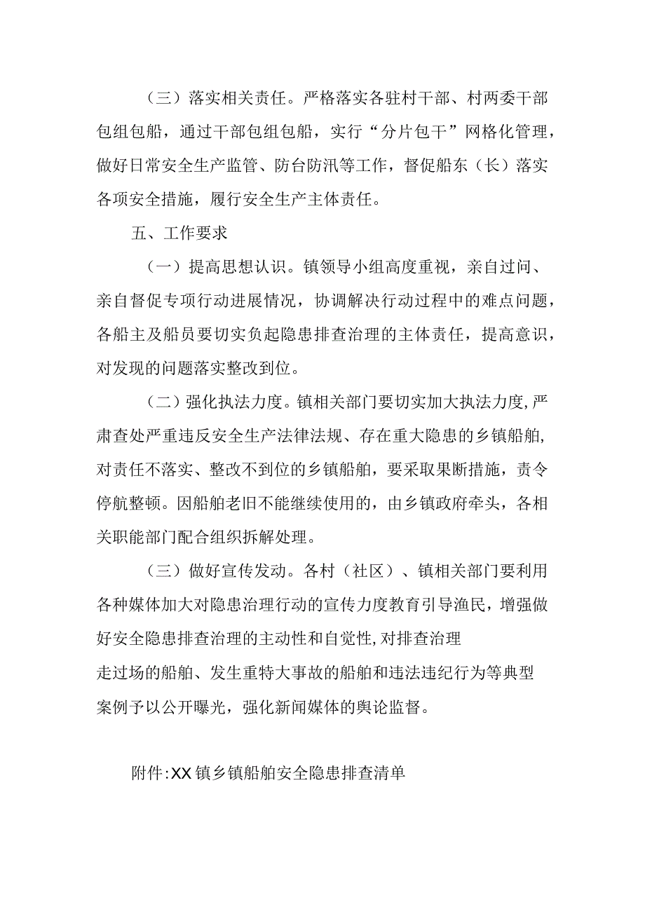 XX镇乡镇船舶安全生产隐患排查治理行动方案.docx_第3页