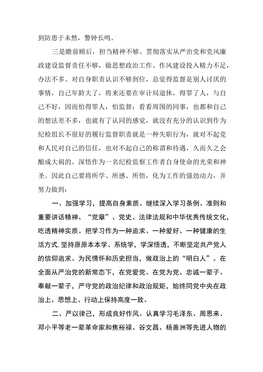 关于2023年纪检监察干部队伍教育整顿活动的心得体会两篇.docx_第3页