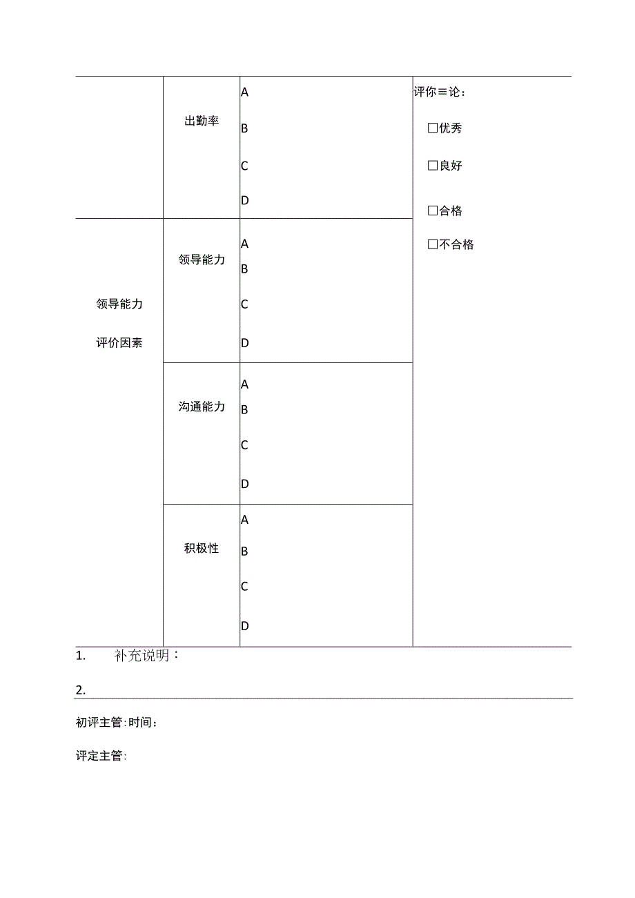 经理绩效评价样表管理能力.docx_第2页