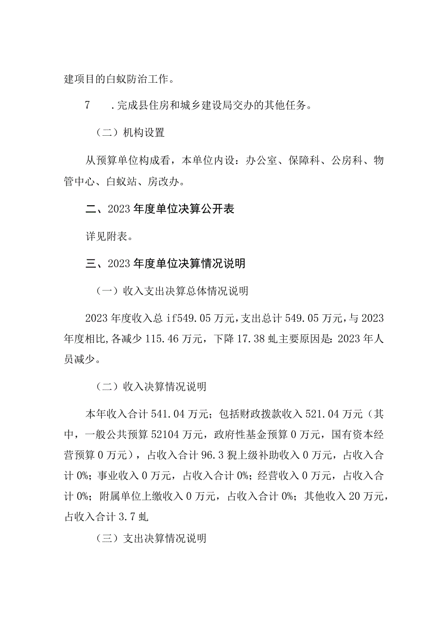 缙云县住房保障和改革管理中心2023年度单位决算目录.docx_第3页