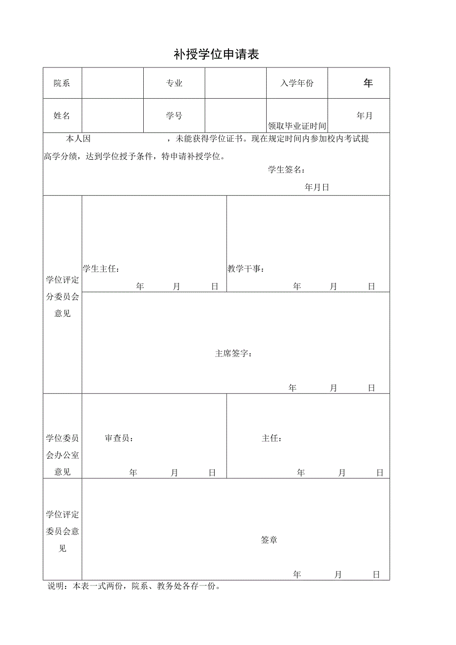 补授学位申请表.docx_第1页