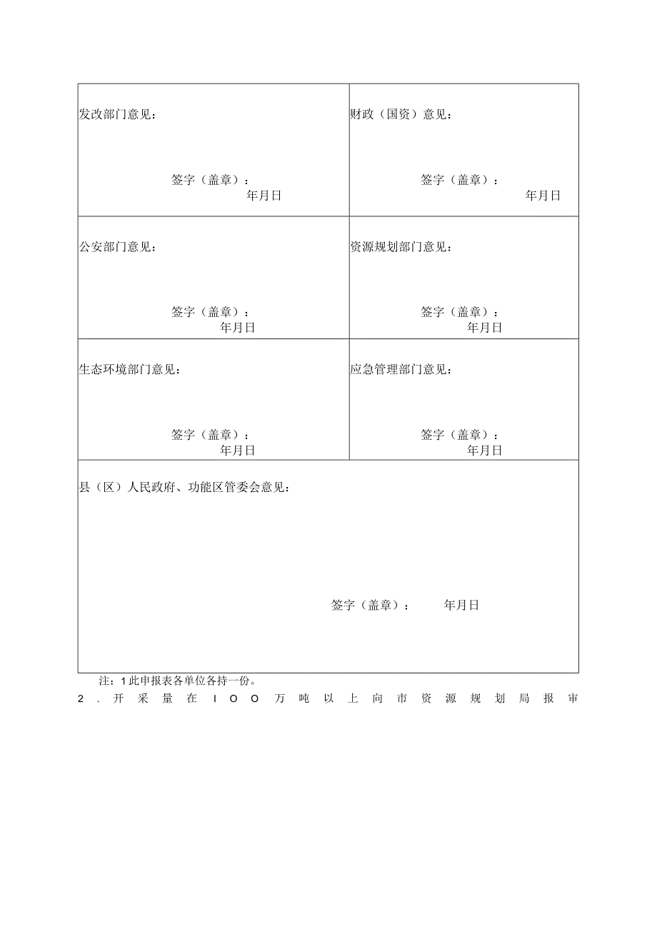 舟山市建设工程开采砂石土资源申报审查表.docx_第2页