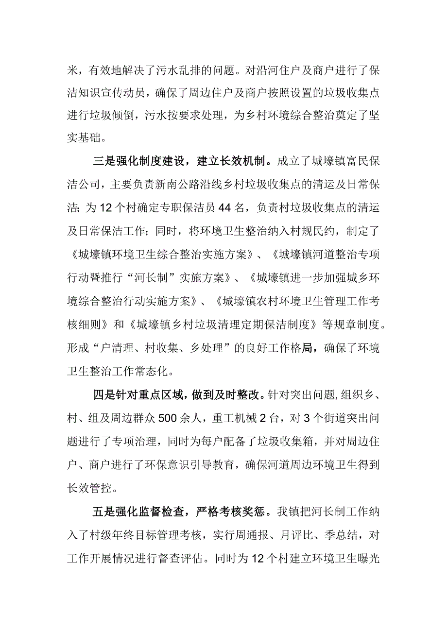 镇河长制工作总结.docx_第2页