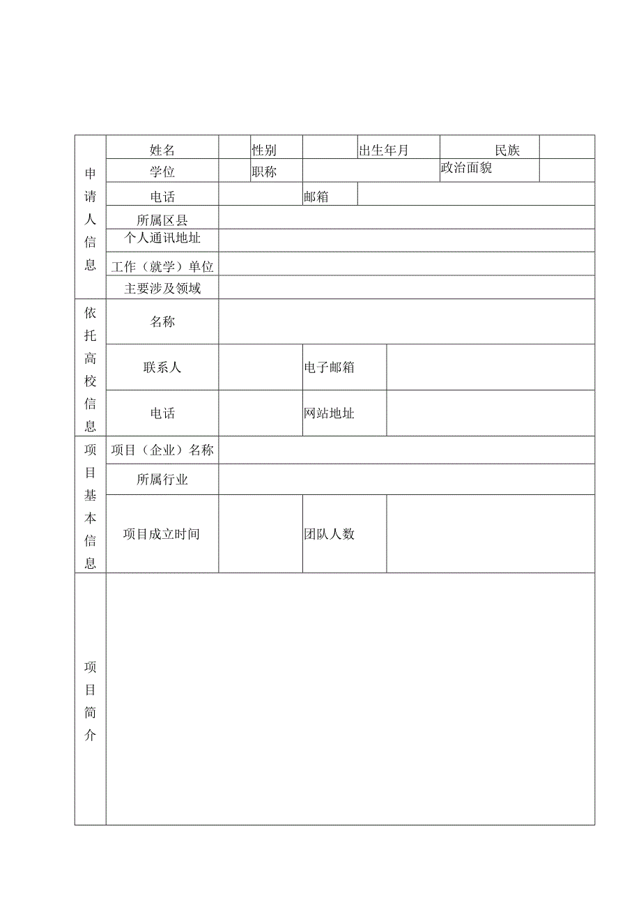 重庆市高校年度十大双创明星申请表.docx_第2页