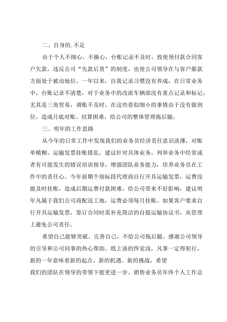 销售业务员年终个人工作总结12篇.docx_第2页