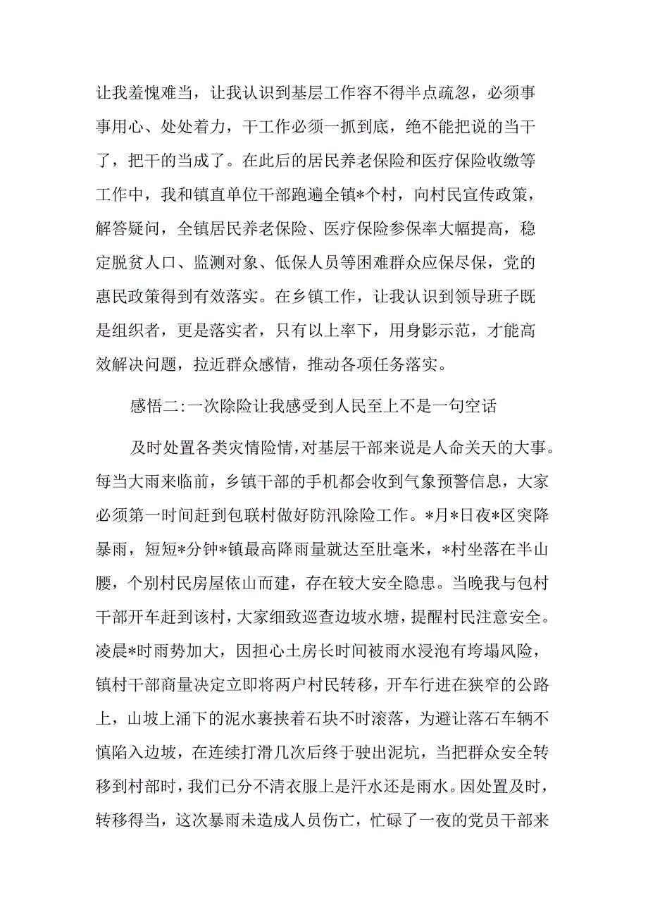 镇党委副书记挂职干部挂职锻炼心得体会2篇.docx_第3页