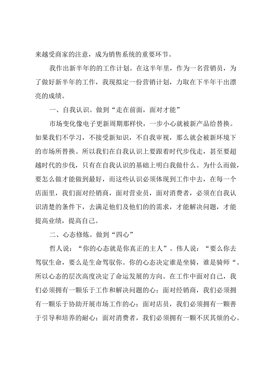 销售个人下半年工作计划2023.docx_第3页