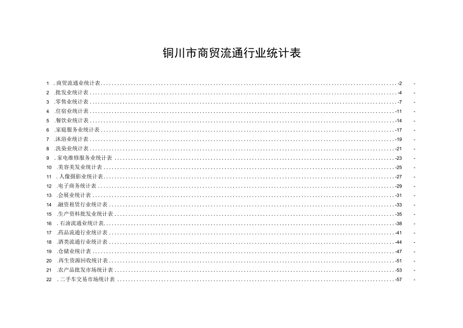 铜川市商贸流通行业统计表.docx_第1页