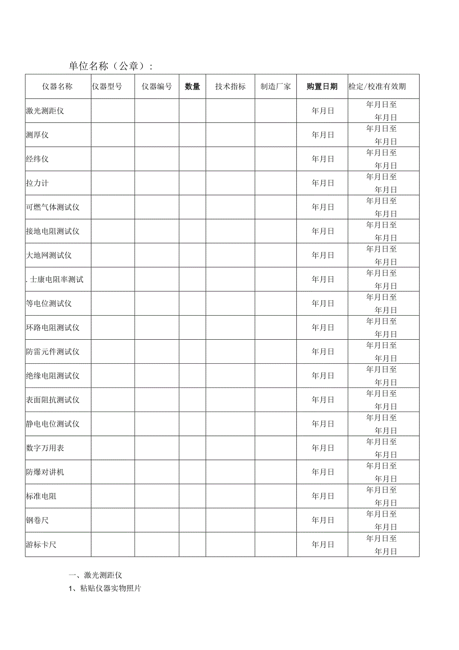 防雷装置检测专业设备表.docx_第2页