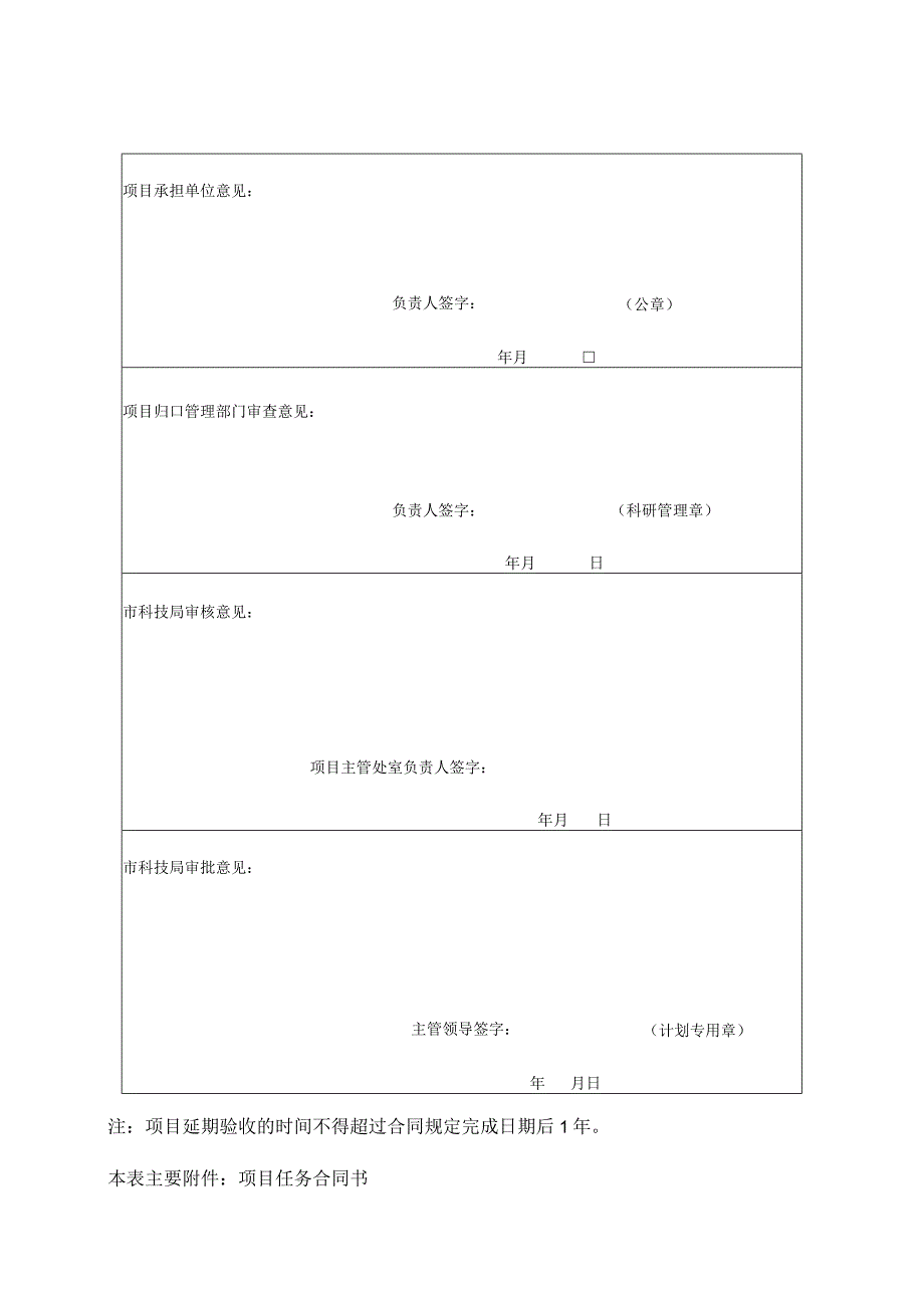 邯郸市科技计划项目延期验收申请表.docx_第2页