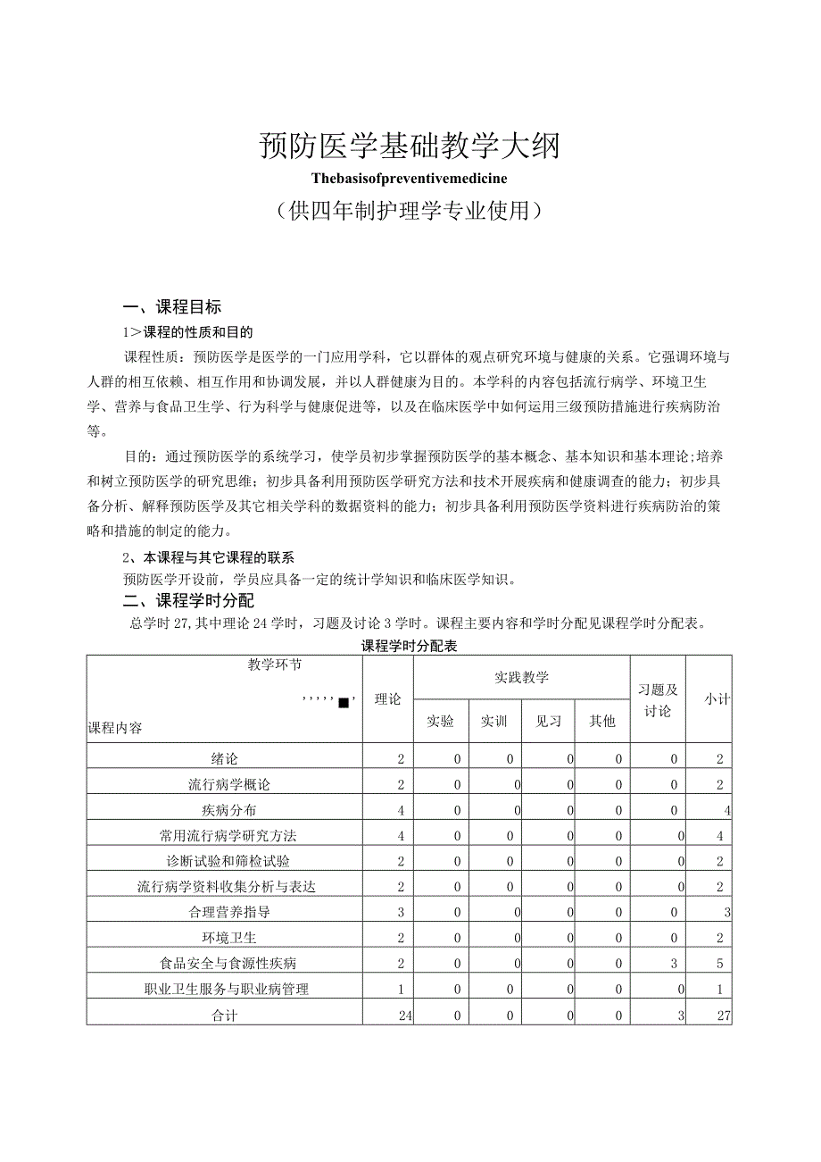 预防医学基础护理学专业.docx_第1页