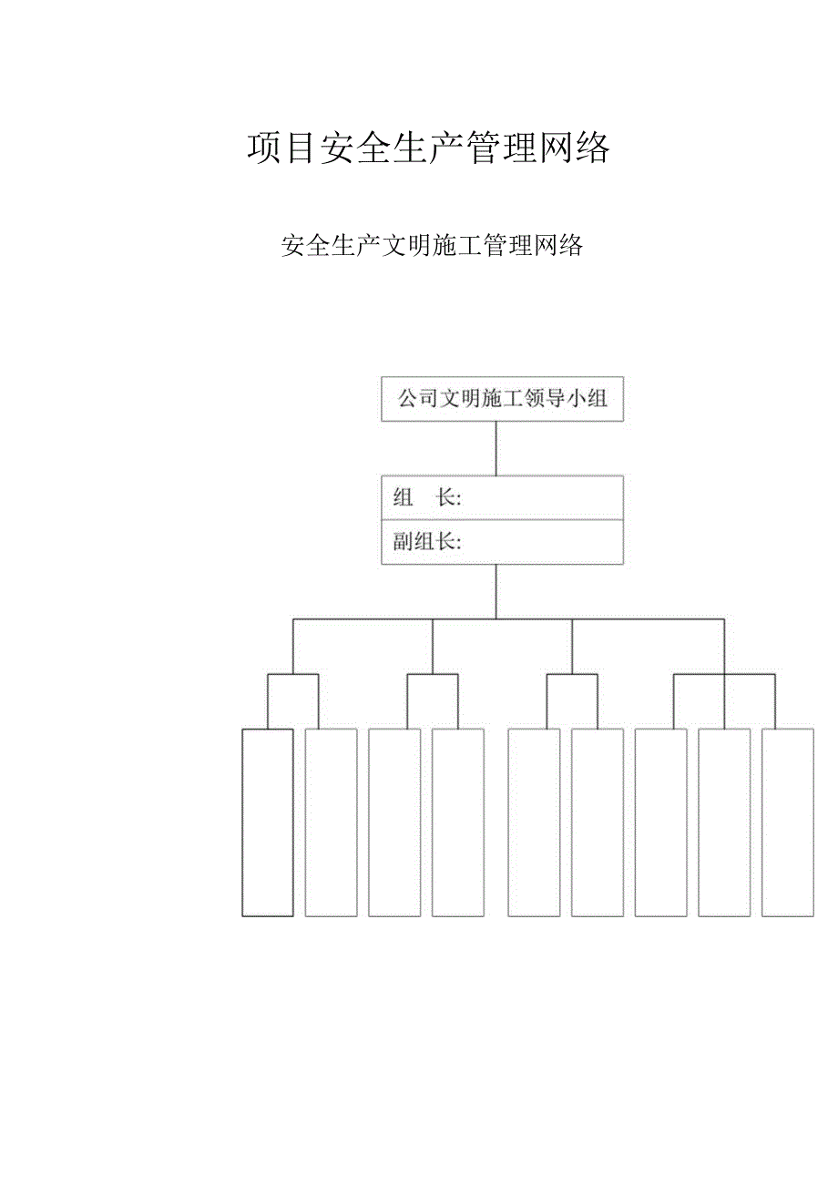 项目安全生产管理网络.docx_第1页