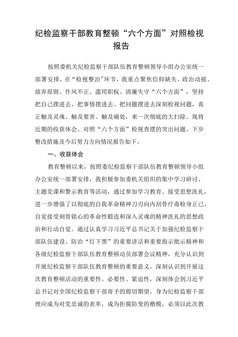 集团纪委书记开展纪检监察队伍教育整顿心得体会八篇精选供参考.docx_第2页