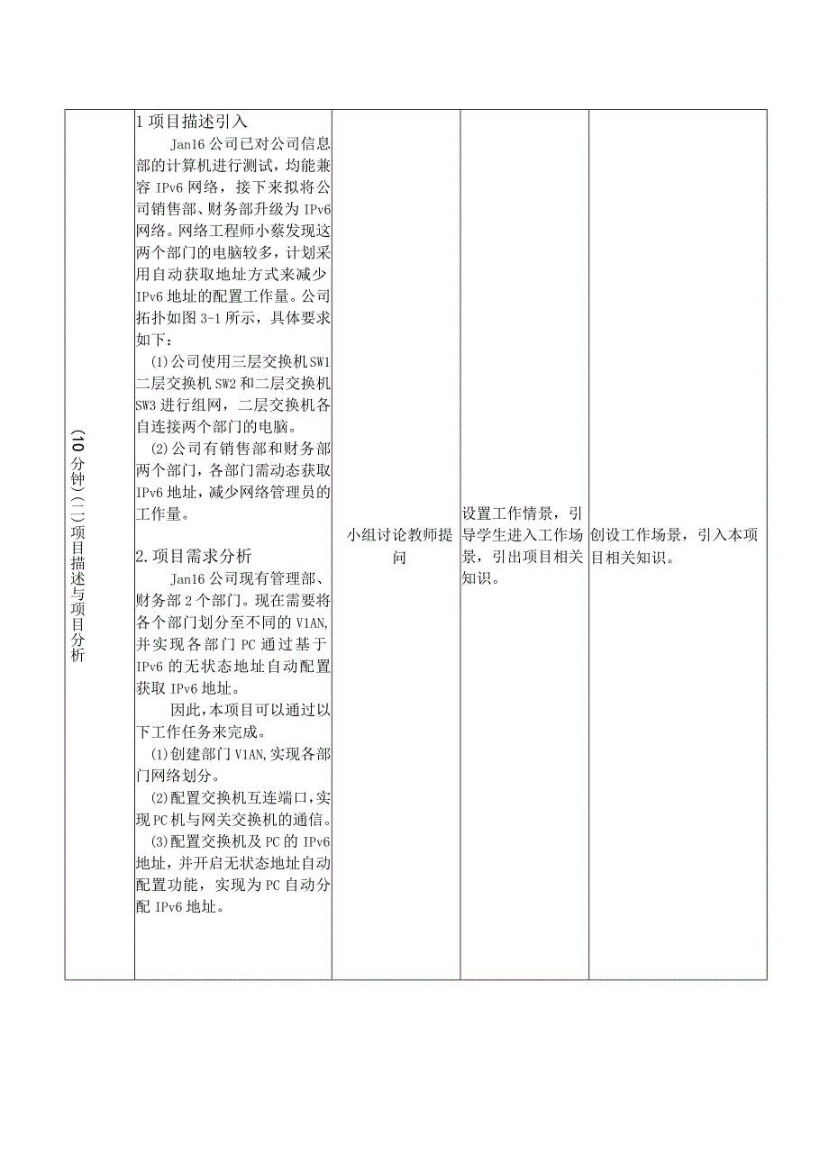 项目3 基于ipv6无状态的PC自动获取地址教案.docx_第3页