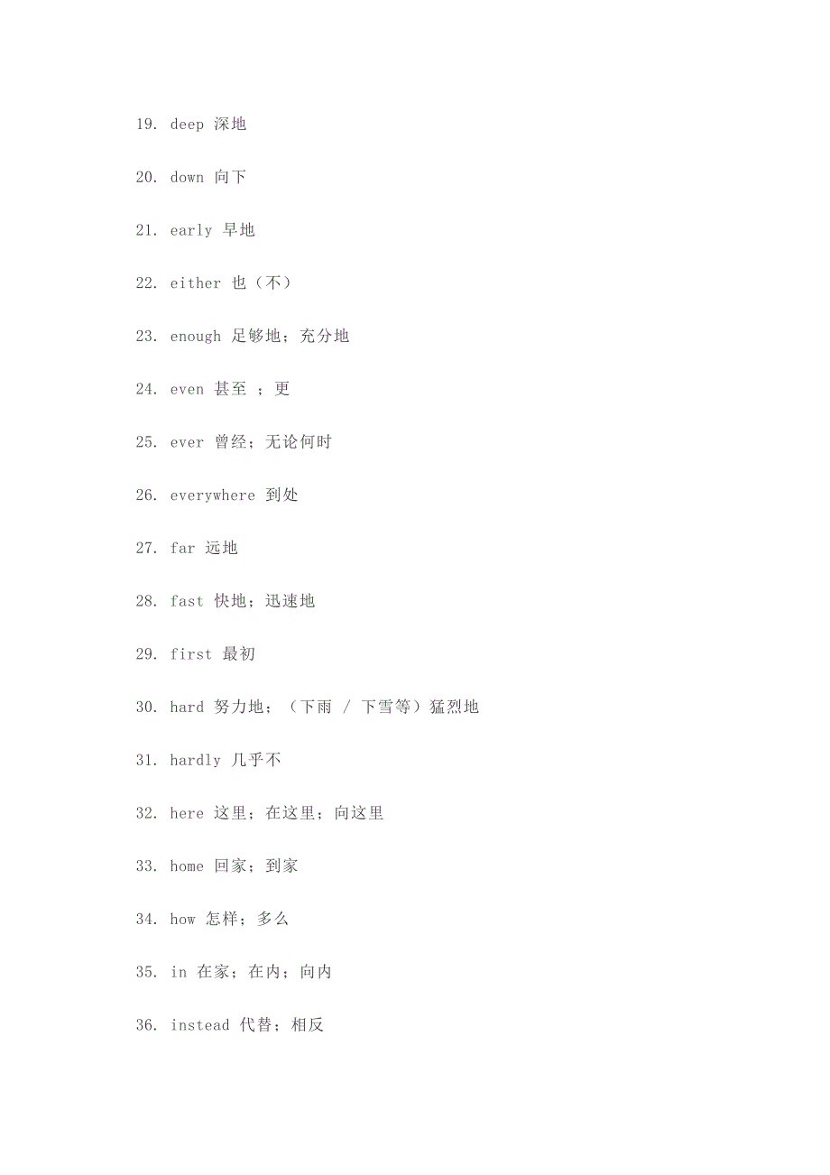 初中英语最核心的词汇之副词（94个）.docx_第2页