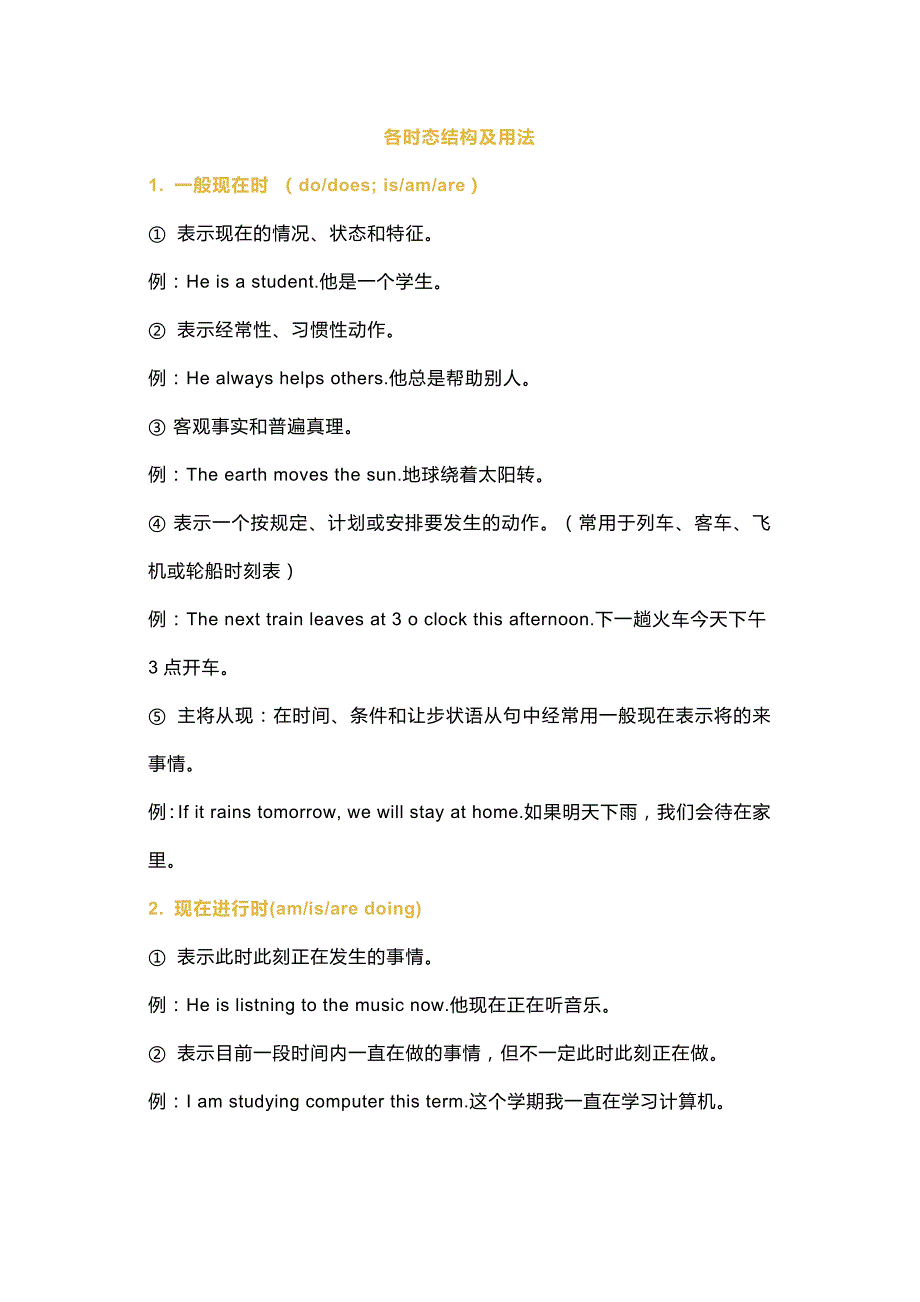 小学英语语法16种时态总结.docx_第1页