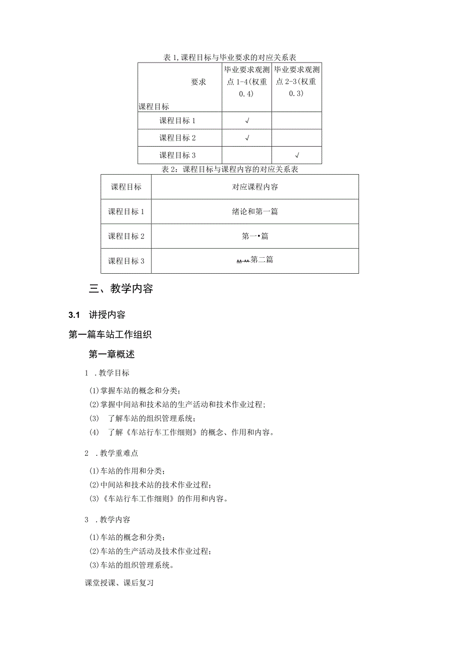 25、《轨道交通行车组织》课程教学大纲——王志强.docx_第2页