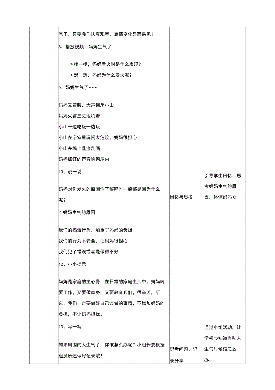 13我知道妈妈生气了 教学设计.docx_第2页