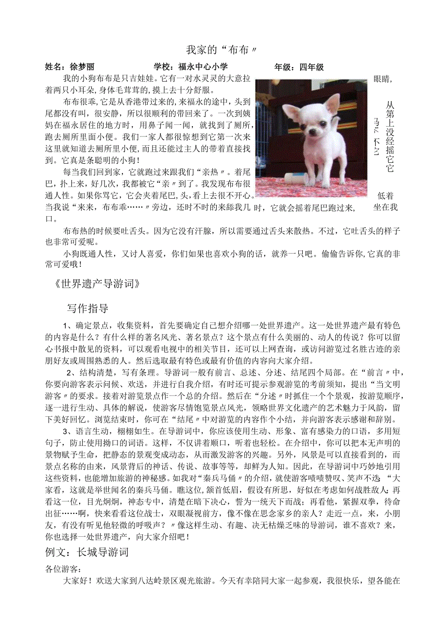 四年级期末复习写作提纲(附例文).docx_第3页