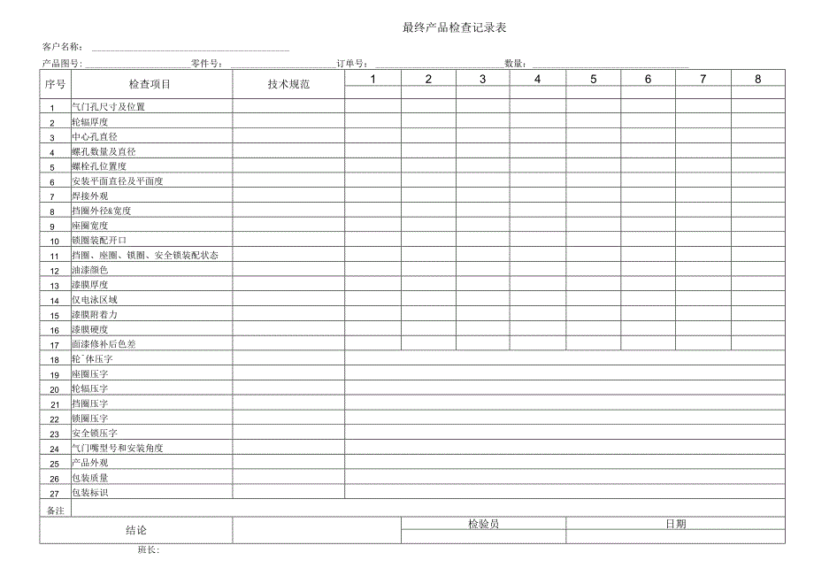 最终产品检查表.docx_第1页