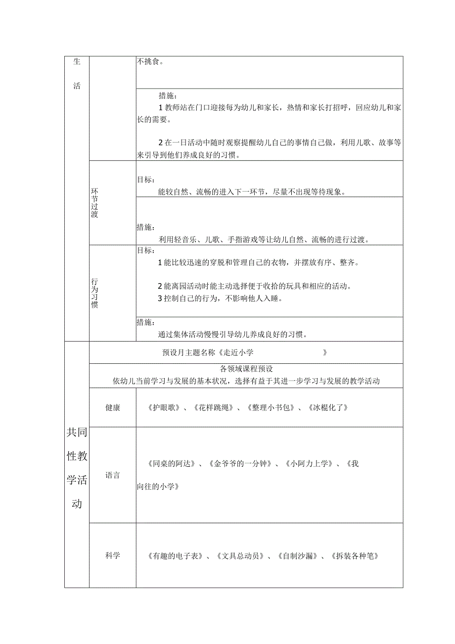 幼儿园六月教育活动计划表.docx_第2页