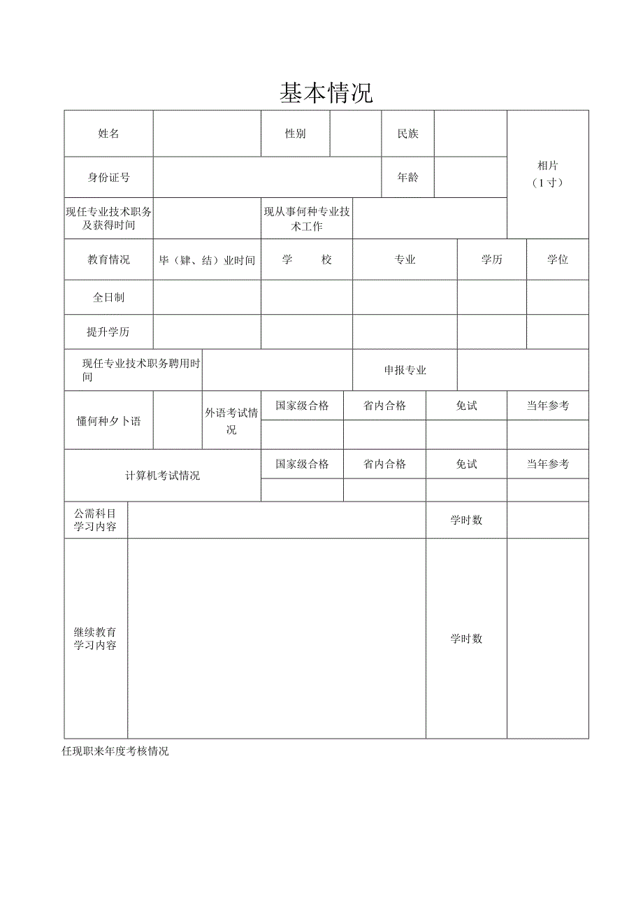 专业技术职务任职资格评审表(1).docx_第2页