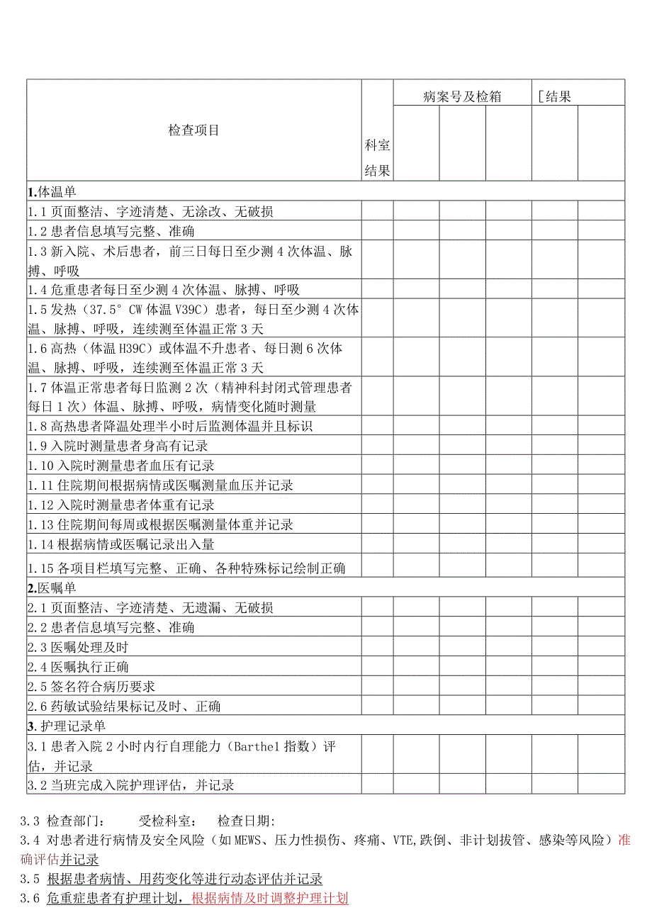 医院通用28项护理质量标准模板（超全）.docx_第3页