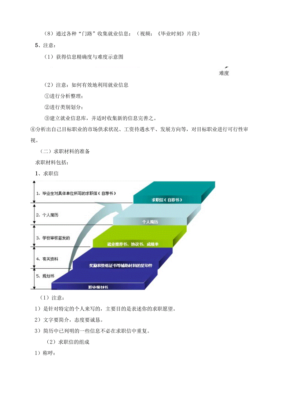 《大学生就业指导》教案2就业信息的搜集与求职材料的准备.docx_第3页