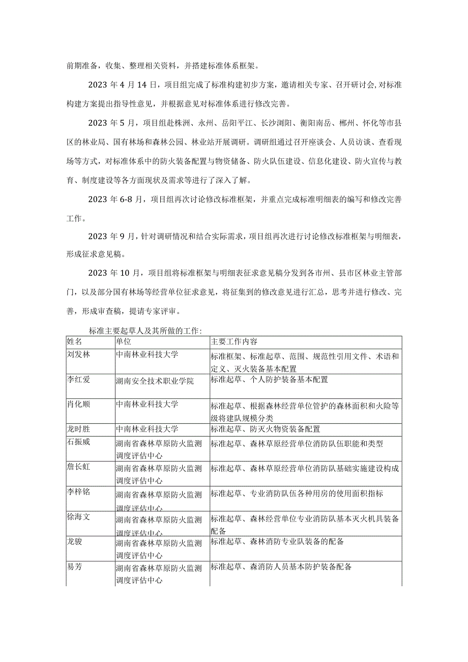 森林草原经营单位消防队伍建设技术规范编制说明.docx_第2页