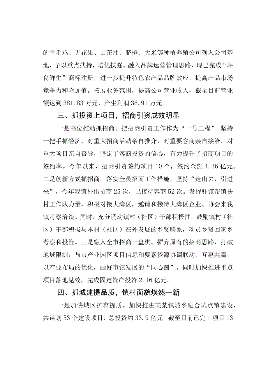 某某镇发展镇村经济工作专题报告.docx_第3页