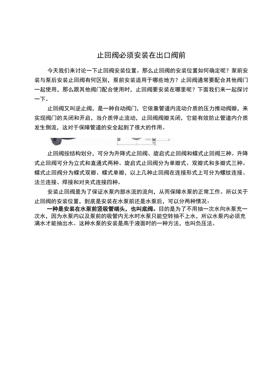 止回阀必须安装在出口阀前.docx_第1页