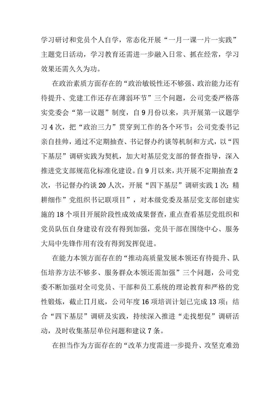 2023年主题教育整改落实情况“回头看”情况专项自查报告.docx_第3页