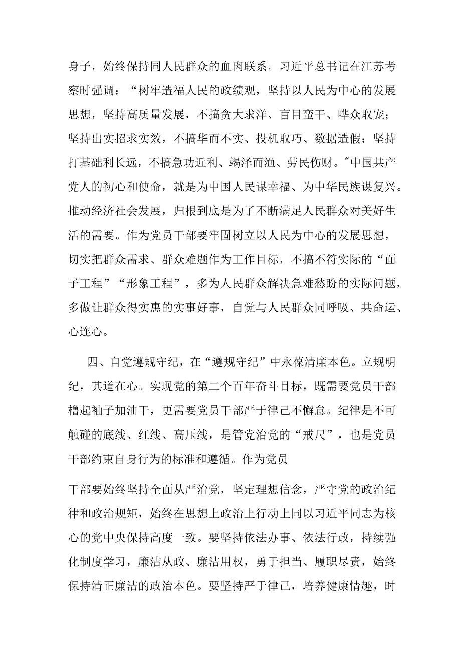 2篇第二批主题教育研讨交流发言：在担当实干中践行正确政绩观.docx_第3页