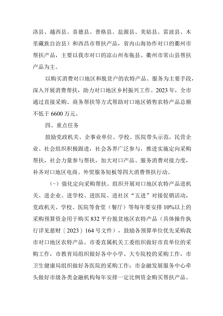 2021年市东西部协作消费帮扶工作方案.docx_第2页