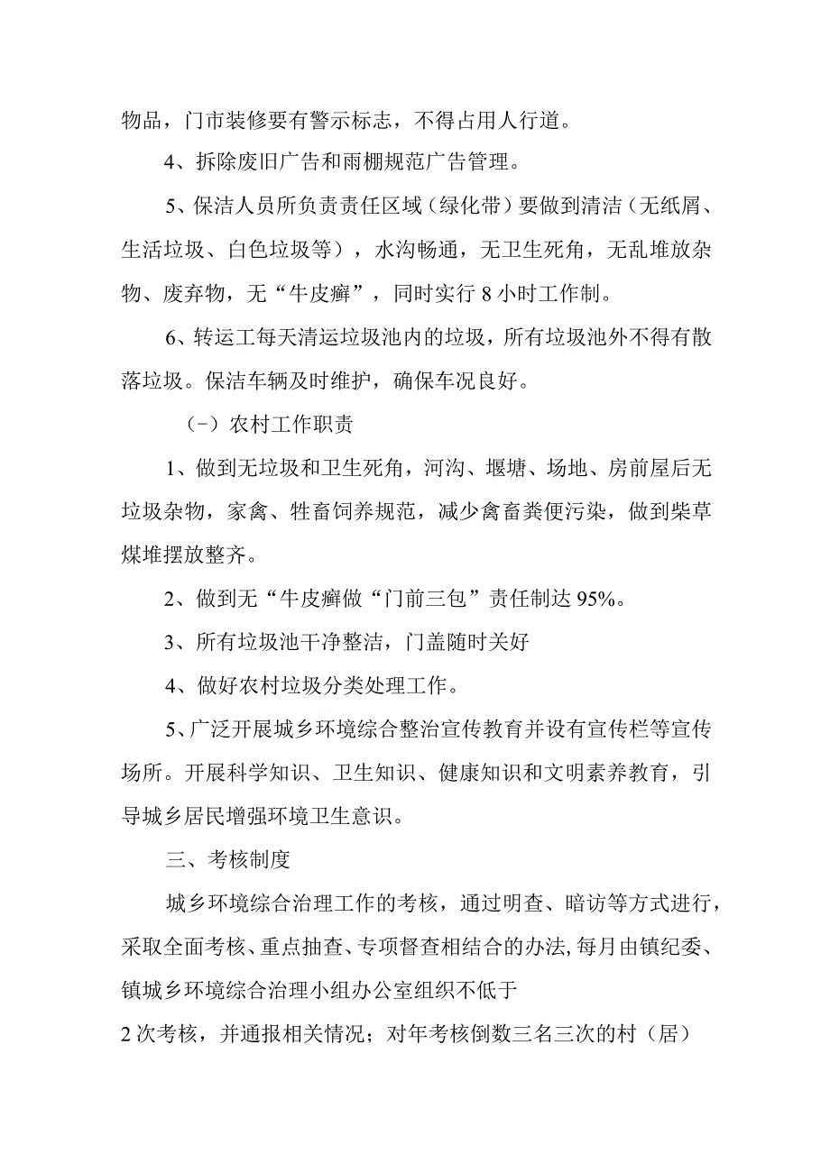 XX镇城乡环境综合治理监督考核制度.docx_第2页