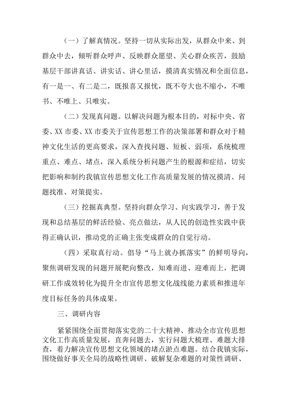 XX镇宣传思想文化战线调研工作实施方案.docx_第2页