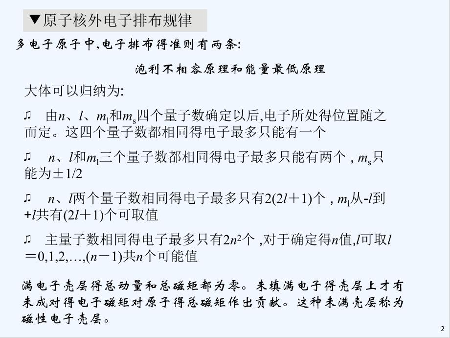 磁性材料与器件第二章物质的磁性来源及分类.pptx_第2页