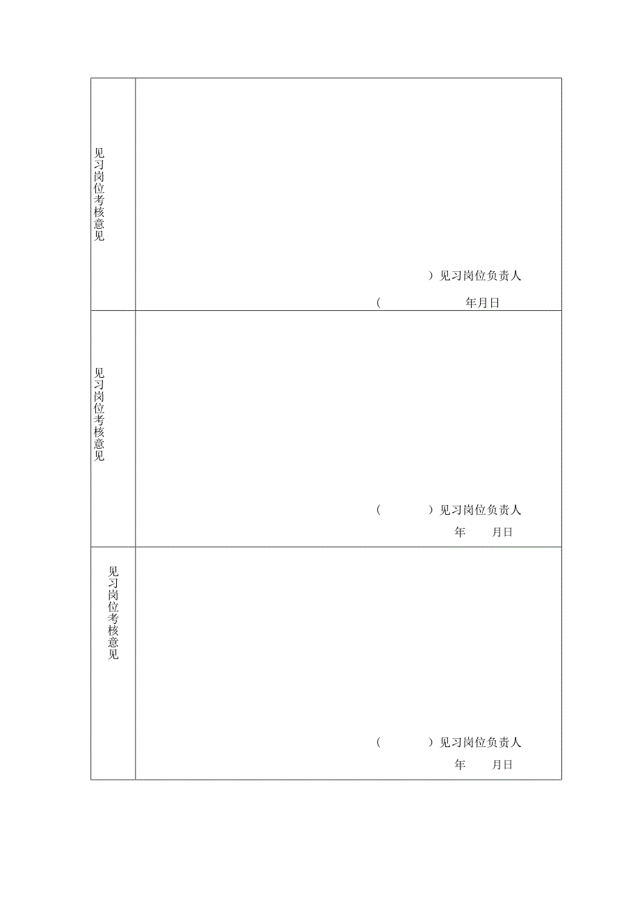 全日制大中专学校毕业生见习期考核鉴定表.docx_第3页