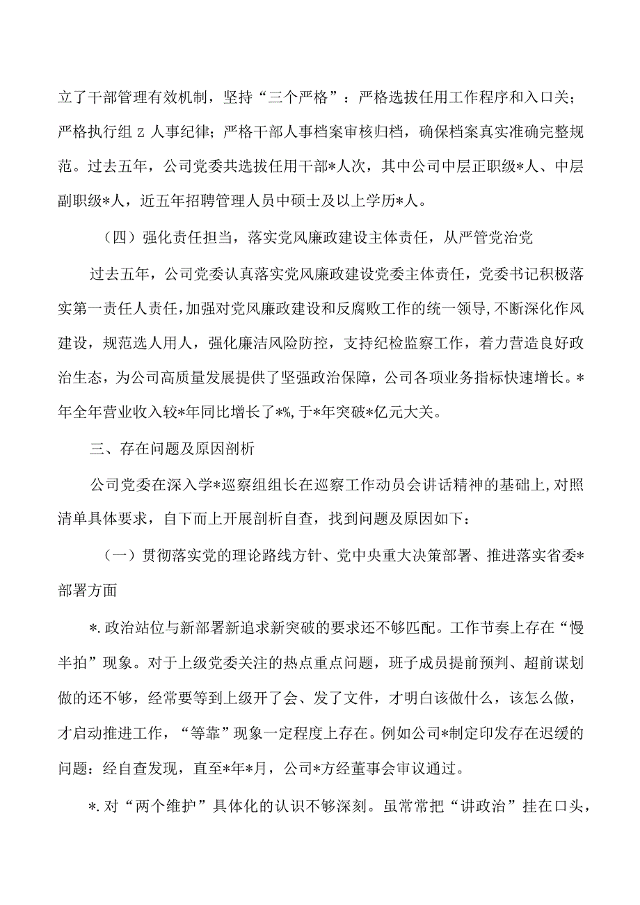 企业公司巡察总结汇报.docx_第3页