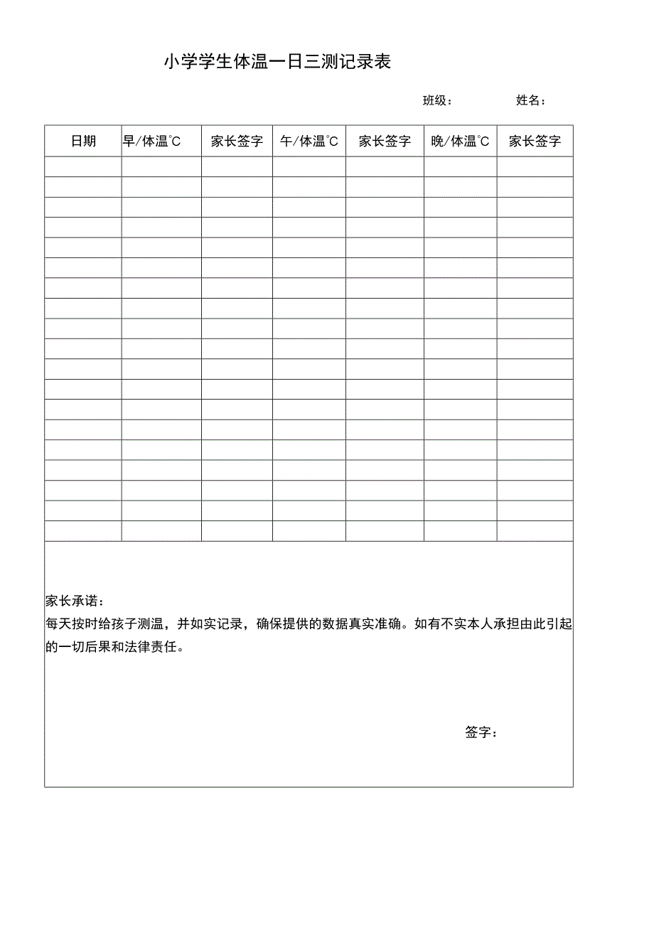 体温一日三测记录表.docx_第1页