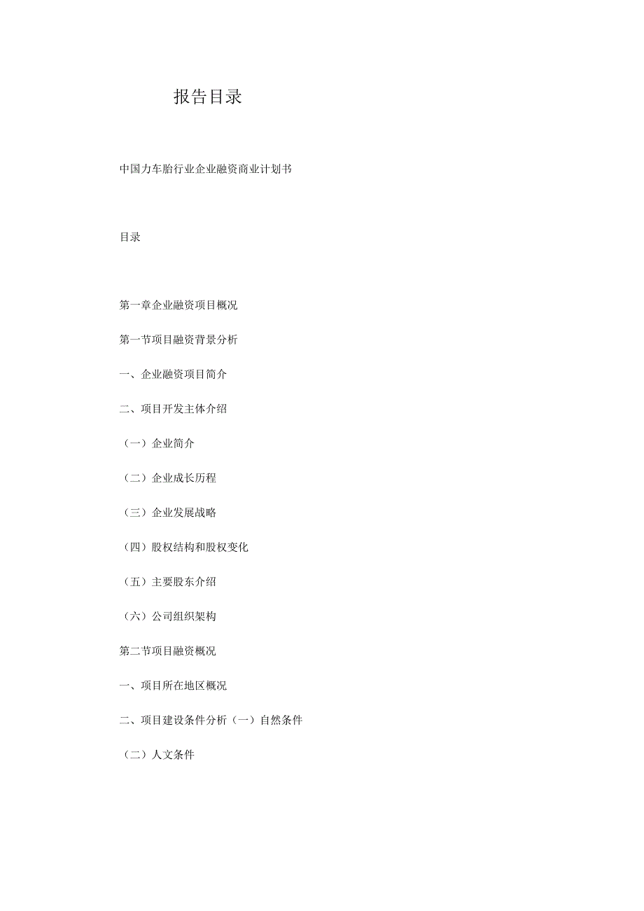 商业资料：中国力车胎行业企业融资商业计划书61850.docx_第3页