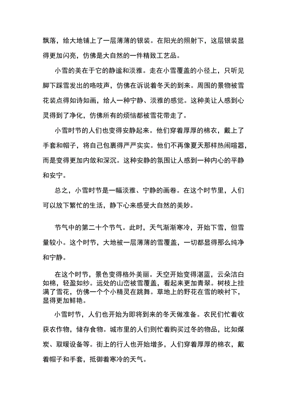 小雪时候的景象描写.docx_第2页