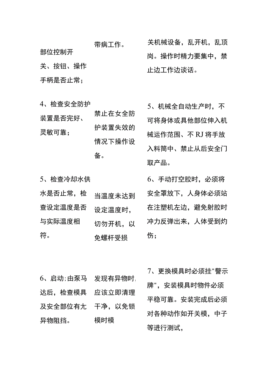 注塑机安全操作规程新版全套.docx_第2页