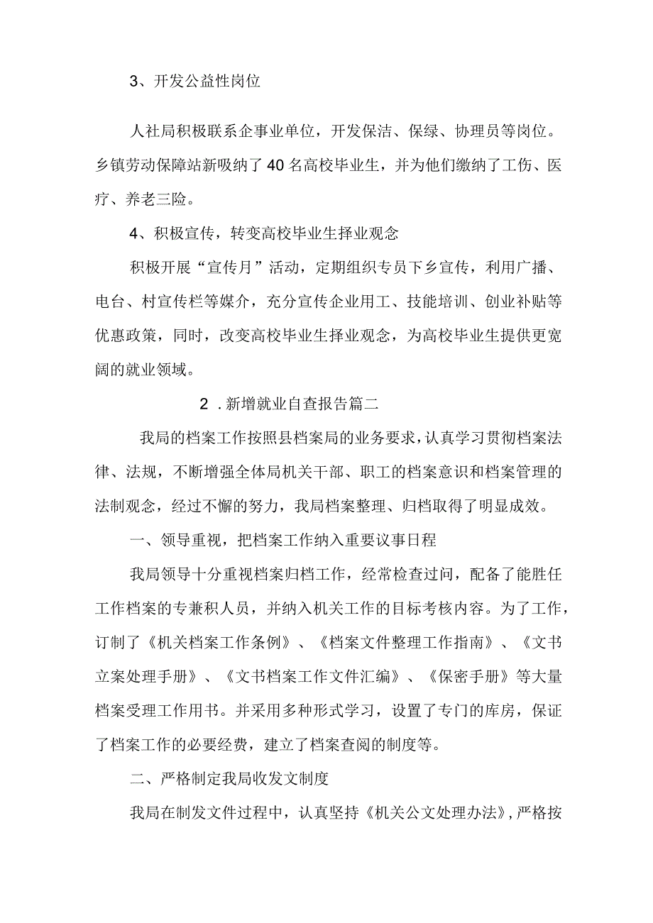 新增就业自查报告.docx_第2页