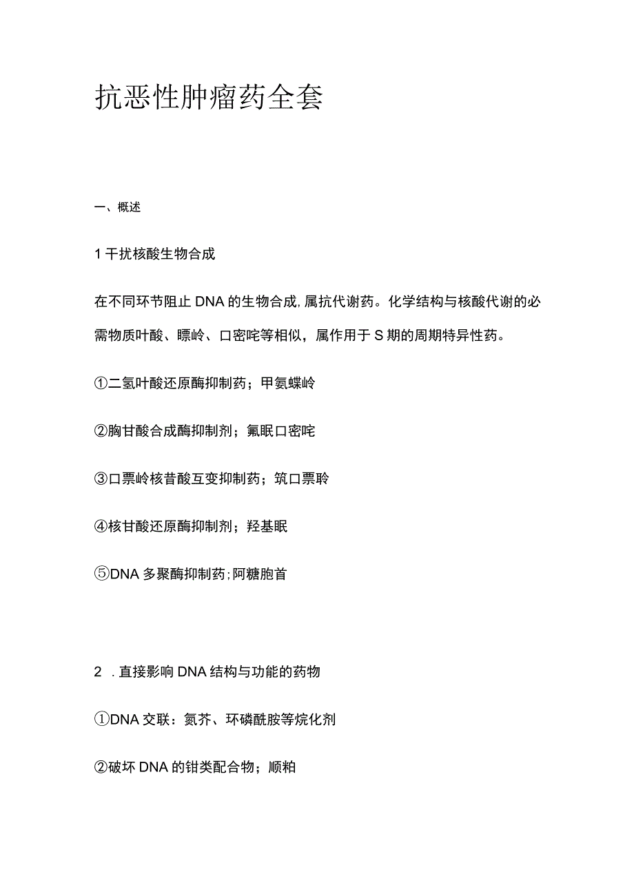 抗恶性肿瘤药全套.docx_第1页