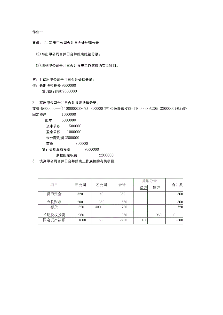 电大高级财务会计形考任务答案全1~4.docx_第1页